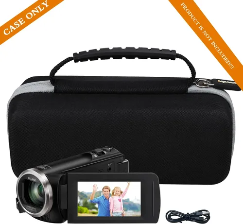 Vista 5 de Aproca Funda compatible con videocámara Panasonic Full HD V900 / HC-V785 / HC-V180K/ HC-W580K / HC-V380K videocámara, bolsa de almacenamiento