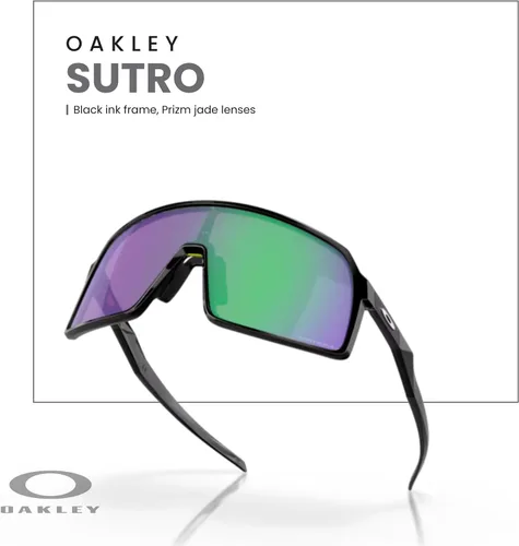 Vista 122 de Oakley Sutro OO9406 / OO9462 - Lentes de sol para hombre, kit de correa de accesorios, bolsa de microfibra