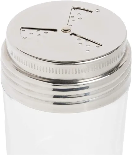 Vista 4 de Norpro Taza de cristal ajustable estilo pizzería pimientasalquesoespecias 5.25