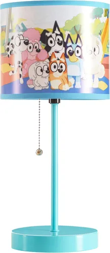 Vista 16 de Lámpara de mesa para niños Frozen 2 con cadena de tracción, metal, pantalla decorativa impresa temática Multicolor