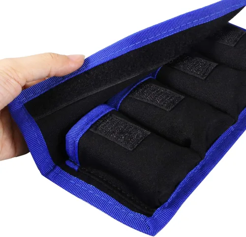 Vista 7 de Meking Estuche de batería DSLR con 4 bolsillos para LP-E6/LP-E8/LP-E10/LP-E12/NP-FW50/EN-EL14/EN-EL15 y más
