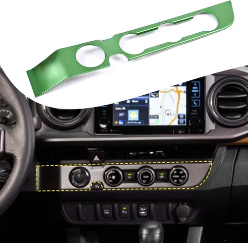 Vista 20 de Lcojicep Cubierta de panel de botón de aire acondicionado, accesorios de automóvil compatibles con Tacoma 2016-2020