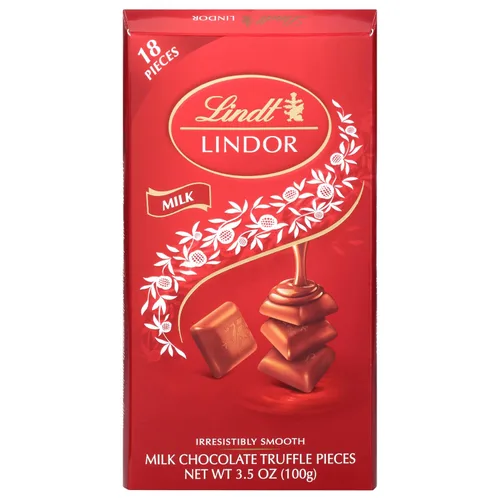 Vista 14 de Lindt Lindor - Trufas de chocolate extra oscuro 60 %, caramelo de chocolate negro con centro de trufa suave y derretida, ideal para regalar, 5.1