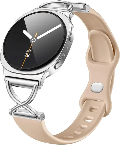 Vista 10 de Getino Correa delgada para Samsung Galaxy Watch 9, Watch 8 y 8 Classic para 1-Starlight