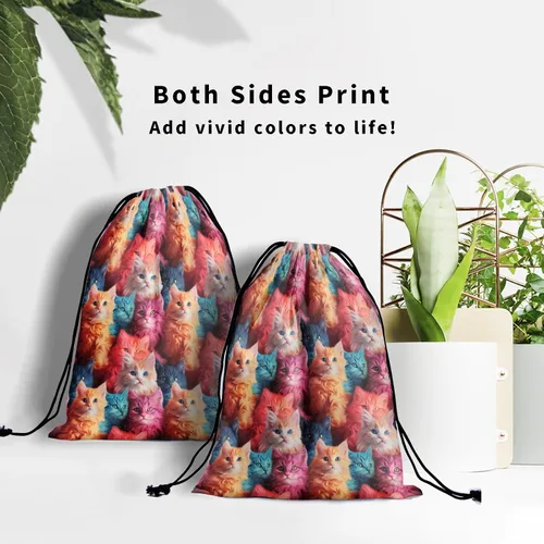 Vista 7 de Bolsa de agarre de gimnasia de animales, bolsa de agarre para mascotas, bolsa de tiza para gimnasias, bolsa de tiza con cordón para gimnasio