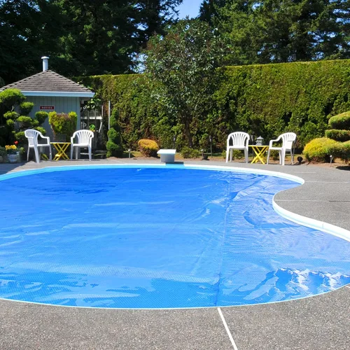 Vista 7 de Goplus - Cubierta para piscina de 12 x 24 pies, manta solar de 12 mil con bolsa de transporte para piscinas enterradas y elevadas, rectangular