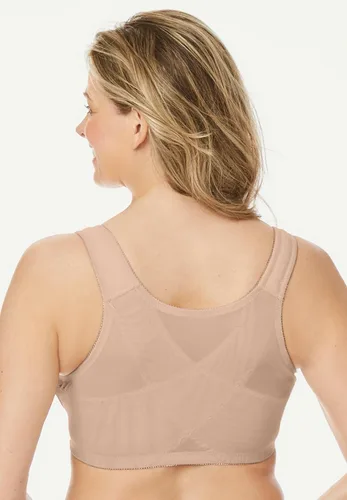 Vista 2 de Comfort Choice Sujetador de postura sin aros bordado con cierre frontal para mujer