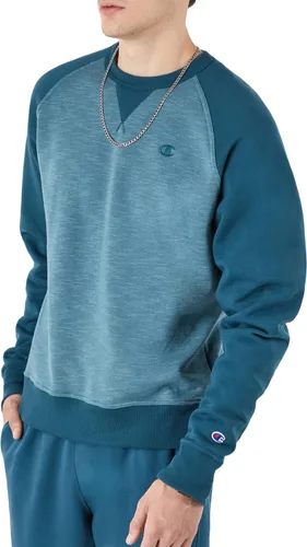 Vista 3 de Champion Sudadera de forro polar Powerblend para hombre, sudadera de cuello redondo (regular o grande y alto)