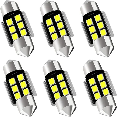 Vista 9 de AUXLIGHT 6614 6641 6612F 6615 F30-WHP TS-14V1CP Bombillas LED de 29 mm de 1.14” Festoon para luz interior de ámbar amarillo, súper brillantes