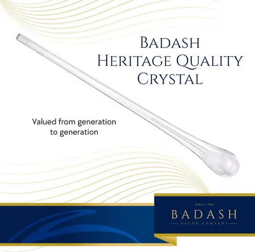 Vista 7 de Badash - Agitador de Martini de cristal prémium soplado en boca europea de 12