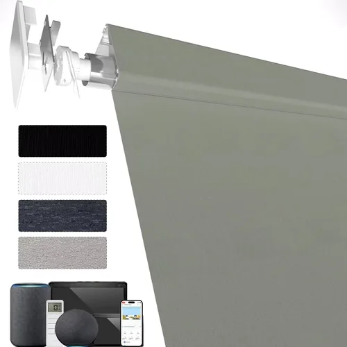 Vista 58 de MYshade Persianas enrollables personalizadas para ventana, persianas enrollables para ventanas con cable, bloqueo solar, protección de privacidad