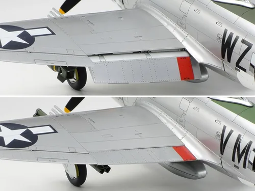 Vista 6 de Tamiya 61090 1/48 P-47D Thunderbolt Bubbletop Plastic Model Airplane Kit