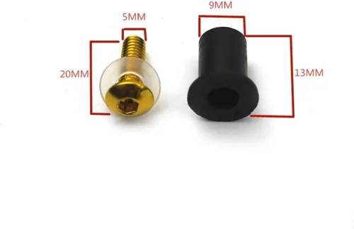 Vista 2 de TCHAU Kits de carrocería para Kawasaki Z650 Z750 Z800 Z900 Z1000 Z1000SX Z900RS Tornillos de Parabrisas de Motocicleta Tornillo Tuerca Kit