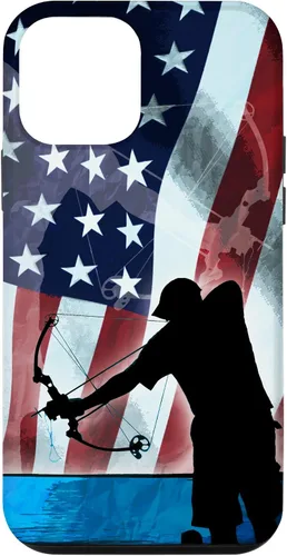 Vista 16 de Bowfishing American Flag Bow Hunting for Fish bowfisher Case for iPhone 17