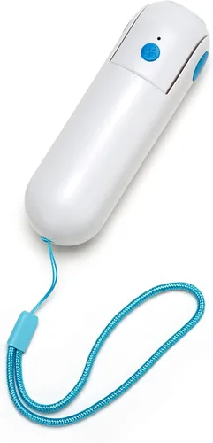 Vista 3 de Spark Innovators Go Fan Flip - Ventilador recargable de 3 velocidades y banco de energía en uno. Cabe en la palma, cuchillas flexibles suaves, hasta