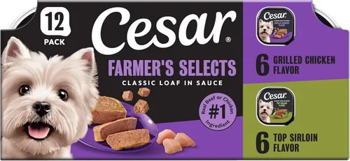 Vista 14 de Cesar Gourmet - Comida húmeda para perros, paquete de 12