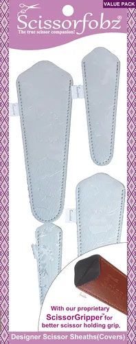 Vista 25 de Fundas protectoras para tijeras de diseño, para pequeñas tijeras de bordado, color verde mar, #SS-7