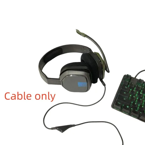 Vista 8 de Cable de repuesto para cable de control de volumen en línea Astro A10 A40, cable de audio para juegos compatible con auriculares Astro A10 A40