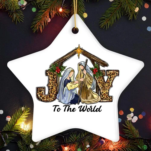 Vista 20 de Adornos de Navidad con temática religiosa, decoraciones de Natividad y Jesucristo