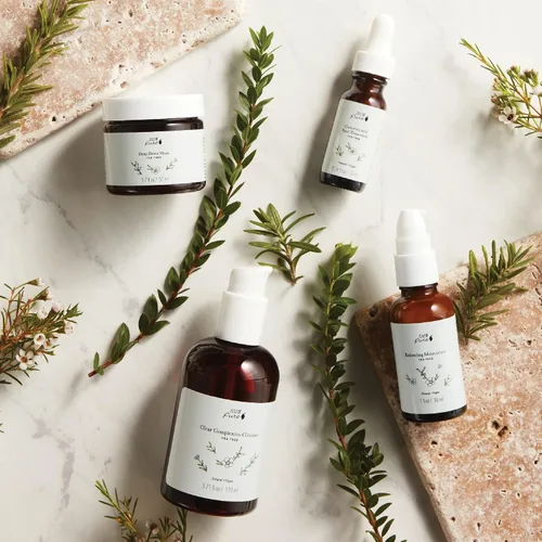 Vista 6 de 100% PURE Máscara facial de desintoxicación profunda de árbol de té y limpieza profunda de poros, cuidado natural de la piel, desatasca