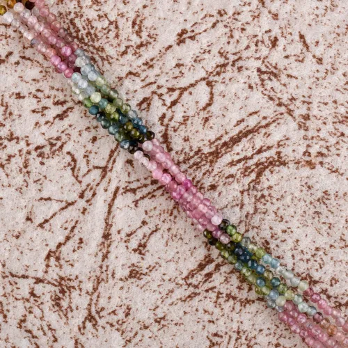 Vista 16 de Pulsera de piedras preciosas naturales, cuentas microfacetadas de 5 hebras, piedra energética, cristales curativos, chapado en plata, ajustable