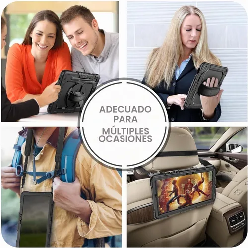 Vista 6 de Funda para Samsung Galaxy Tab S8/S7 de 11 pulgadas 5G Funda para Tableta 2022/2020, [con Protector de Pantalla de Vidrio Templado], Soporte