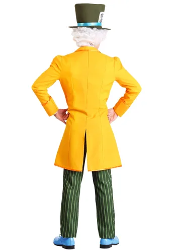 Vista 2 de Disfraz de Hombre Sombrerero Loco Talla Plus para Hombre Multicolor