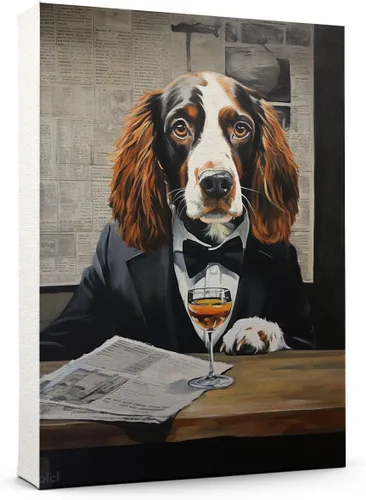 Vista 173 de Thuan Affenpinscher - Póster de lienzo con tus fotos, arte de pared para decoración del hogar, regalo conmemorativo para amantes de las mascotas