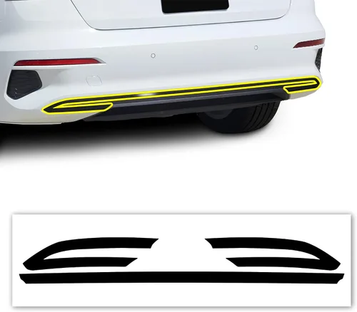 Vista 9 de BOGAR TECH DESIGNS Kit de revestimiento de vinilo precortado para Audi A3 2022-2024, acabado opaco negro brillante