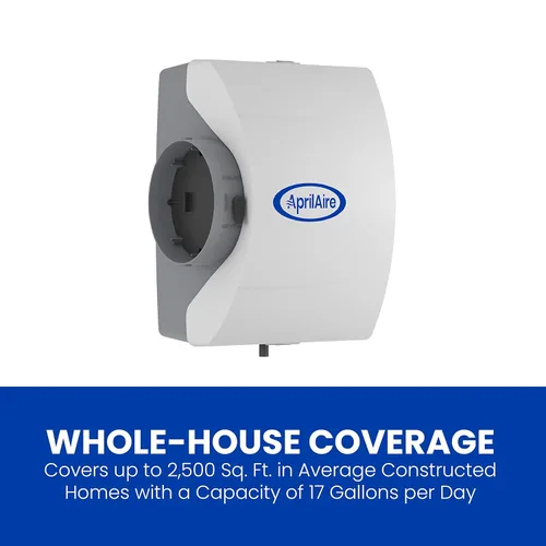 Vista 4 de AprilAire 600 Humidificador para toda la casa, humidificador automático de alta salida para conectar al sistema de ventilación, humidificador