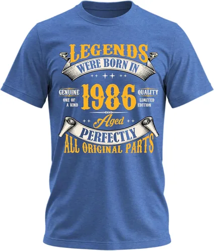 Vista 65 de Camiseta de cumpleaños para hombre, leyendas nacieron en 19XX, camiseta Negro