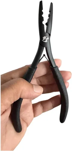 Vista 14 de Alicates de extensión de cabello Microlink – Herramienta profesional multifunción de acero inoxidable para aplicación de cuentas nano y microenlace