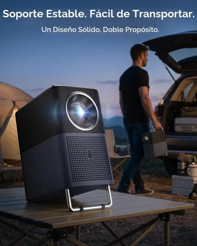 Vista 9 de TCL Proyector inteligente A1s compatible con 4K, compatible con Google TV y Netflix, WIFI y Bluetooth, enfoque automático Keystone, Native 1080p