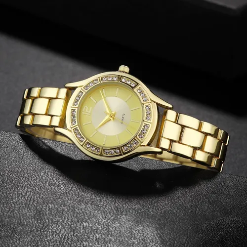 Vista 3 de Reloj de pulsera impermeable para mujer, pequeño y delgado, analógico, reloj de cuarzo, delicado regalo de Navidad