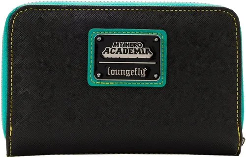 Vista 3 de Loungefly My Hero Academia Deku - Cartera con cremallera, Varios colores, Cartera