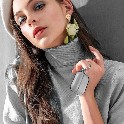 Vista 6 de ULAK Compatible con Airpods Pro Case de 1ª generación, color negro