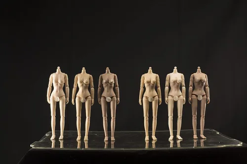Vista 2 de Cuerpo femenino a escala 1/12, articulación femenina de 6 pulgadas, flexible, medio grande, busto medio, figura de acción de soldado, colección