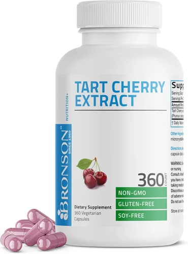 Vista 8 de Bronson Cápsulas vegetarianas de extracto de cereza ácida con antioxidantes y flavonoides sin OMG, 180