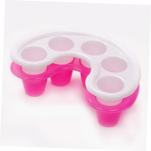 Vista 3 de Cuenco de remojo de uñas, 2 unidades, cuenco de remojo de uñas, accesorio de arte de uñas, recipiente para exfoliación, recipiente de remojo