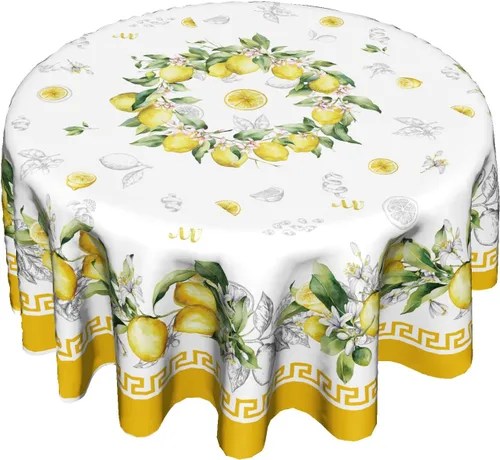 Vista 13 de Giwawa Mantel de Mesa Redondo con Bandera de EE. UU., Mantel Americano con Estrellas, Mariposas, Círculo, 152 cm. Mantel del 4 de julio, Día