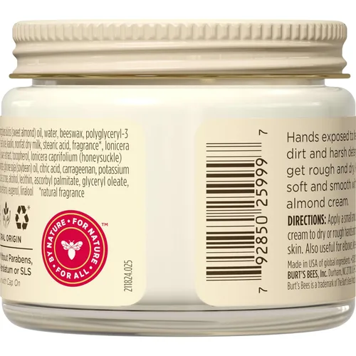 Vista 8 de Burt's Bees Crema de manos de almendras y leche, 2 onzas