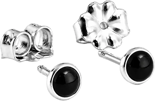 Vista 11 de Aretes pequeños de plata de ley para cartílago, tragus, hélix, múltiples piercings hipoalergénicos, piedra natal para mujer, juego de bisel