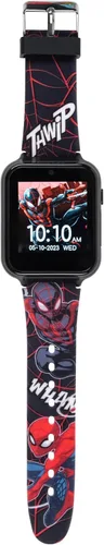 Vista 7 de Marvel Spider-Man - Reloj inteligente para niños, reloj interactivo con pantalla táctil con 10 caras de reloj personalizables, cámara integrada