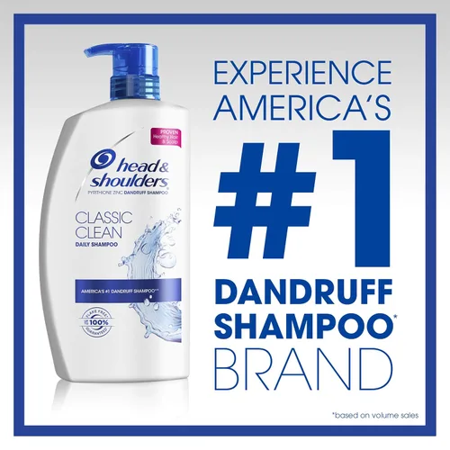 Vista 3 de Head and Shoulders Classic Clean Champú anticaspa de 32.1 onzas líquidas