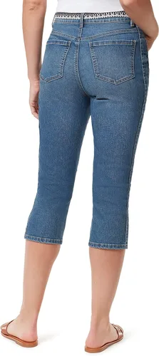 Vista 3 de Gloria Vanderbilt Women's High Rise Belted Capri