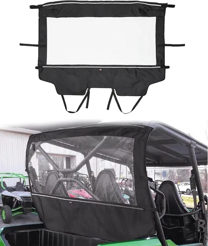 Vista 7 de KEMIMOTO Teryx - Parabrisas trasero suave compatible con Kawasaki Teryx 4 800 2013-2025, suave ventana trasera completa, transparente, a prueba