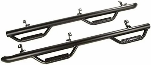 Vista 2 de Rugged Ridge Kit de barra Nerf Spartan 11596.04, negro texturizado; Jeep Wrangler JLU de 18 corrientes, 4 puertas