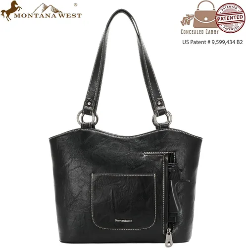 Vista 3 de Montana West Bolso de mano occidental para mujer, colección de flecos, bolsos aztecas bohemios