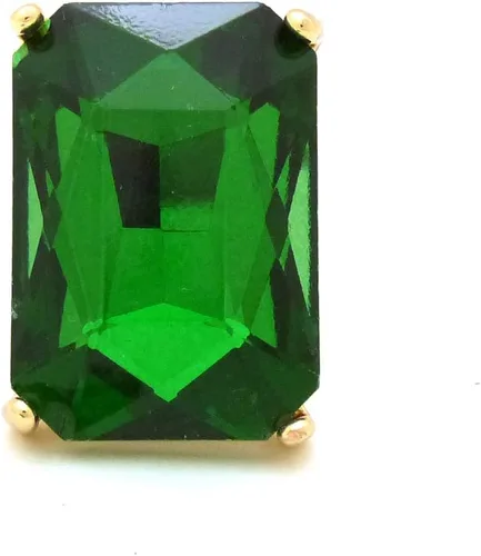 Vista 3 de Fashion 21 Anillo elástico de piedra colorida de cristal extra grande para mujer