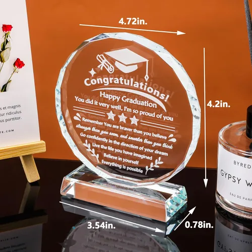 Vista 2 de YWHL Regalo de graduación inspirador para ella y él 2026, regalo de graduación de doctorado en educación superior para estudiantes, regalo